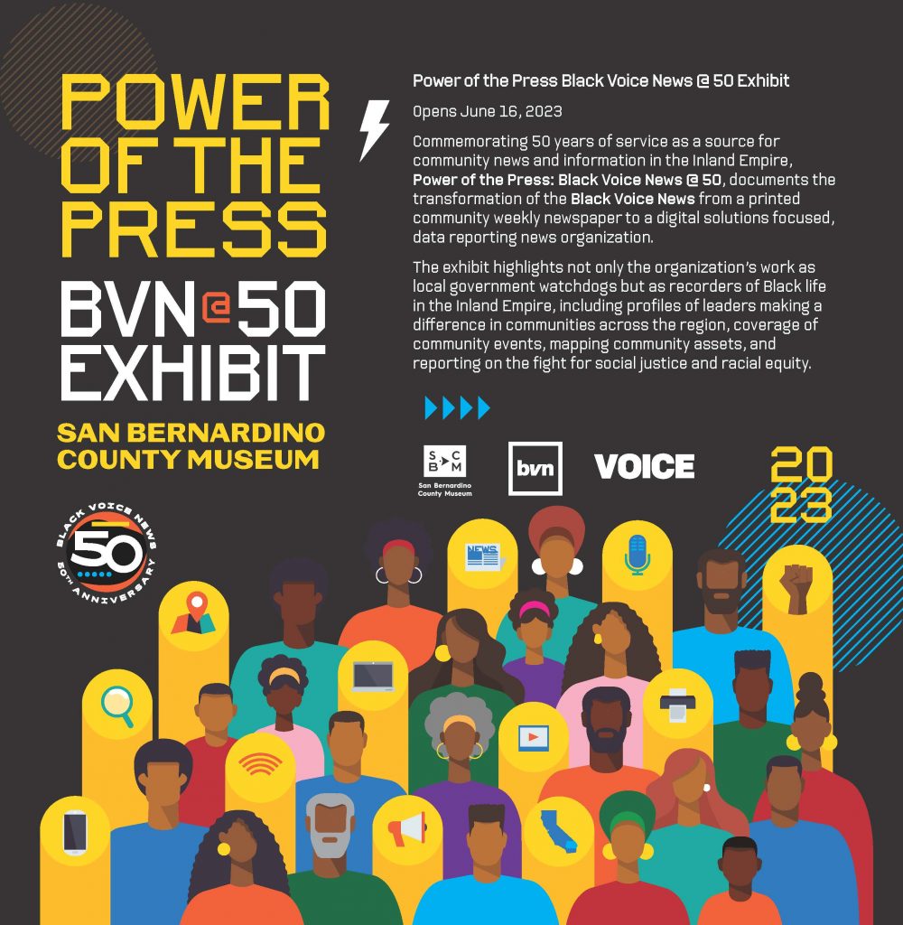 Power Of The Press Black Voice News 50 San Bernardino County Museum