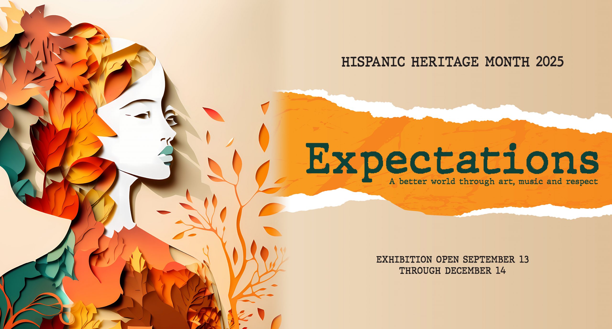 Beauty of a woman using a wallpaper paper cut style.